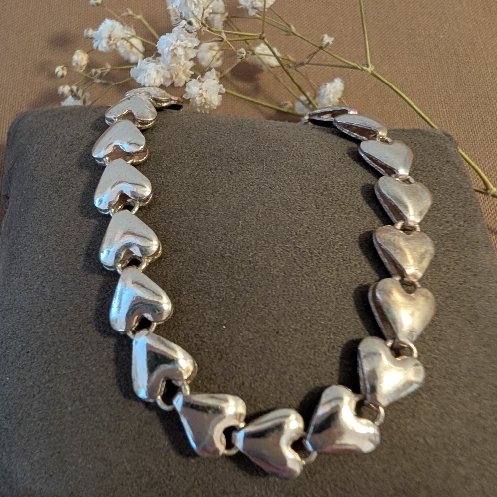 Silver Heart Bracelet